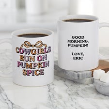 Kittenish Personalized Pinkoween Coffee Mugs - 56089