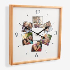 Photo Collage Personalized Square Wall Clock  - 56188