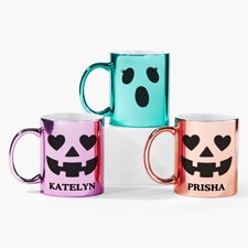 Personalized Spooky Face Metallic Mug by Jessie James Decker - 56336
