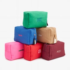 Embroidered Ezra Cosmetic Bags  - 56344