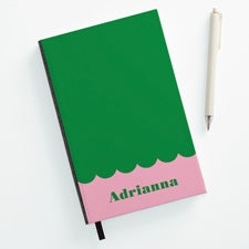 Scallop Me Pretty Personalized Journal  - 56444