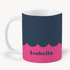 Scallop Me Pretty Personalized Coffee Mugs - 56479