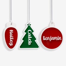Christmas Icon Personalized 2 Layer Acrylic Ornament  - 56549