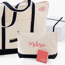 Travel Tote For Her Personalized Gift Set  - 56564
