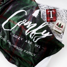 Christmas Plaid Personalized Holiday Gift Set  - 56571