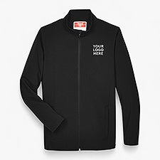Custom Team 365 Mens Leader Soft Shell Jacket - Black - 56681