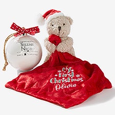 First Christmas Personalized Baby Lovie  Ornament Gift Set - 56730