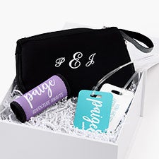 Scripty Style Personalized Travel Gift Set For Her - 56739