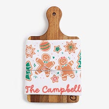 Baking Spirits Bright Personalized Tea Towel and Paddle Board Gift Set - 56844