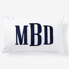 Personalized Punch Needle Monogram Pillow  - 56951D
