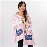 Scallop Me Pretty Personalized Cuddle Wrap  - 56970