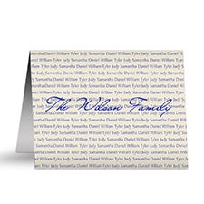 Family Names Personalized Note Card Set - 5703