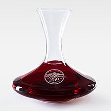 United States 250th Birthday Luigi Bormioli® Engraved Captains Wine Decanter - 57033