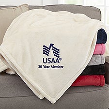USAA Logo Fleece Throw - 57236