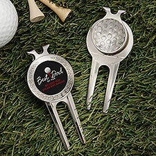 Best Dad By Par Personalized Divot Tool, Ball Marker  Clip - 57385