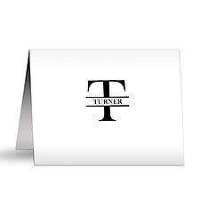 Custom Name Personalized Note Card Stationery - 5739