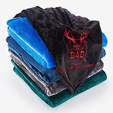 Hunting Trophy Personalized Fleece Blanket - 57417