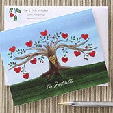 Family Tree Personalized Note Card Sets - 5751