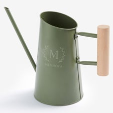 Laurel Initial Personalized Metal Watering Can  - 57601