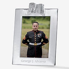 American Valor Engraved Mariposa 5x7 Flag Frame  - 57637