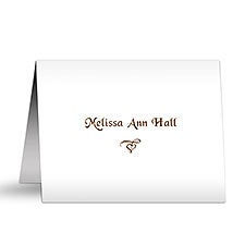 Personalized Stationery Note Cards - Signature Style - 5765