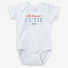 Watercolor Freedom Personalized Baby Clothing - 57664