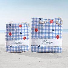 Watercolor Freedom Personalized Terry Cloth Beach Bag - 57665
