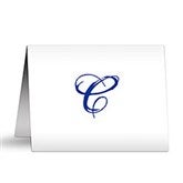 Personalized Note Cards - Script Monogram - 5767