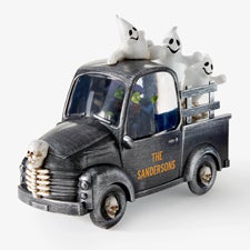 Witch  Ghost Personalized Lighted Swirl Halloween Truck - 57768