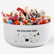 Ghostly Greetings Personalized Halloween Candy Bowl - 57942