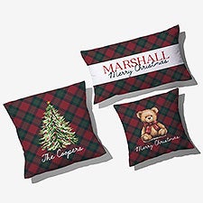 Heritage Christmas Personalized Throw Pillow - 58222