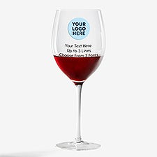 Personalized Logo Printed Red Wine Glass