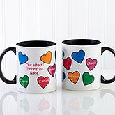 Personalized Ceramic Coffee Mug - Our Hearts Belong To You - 5837