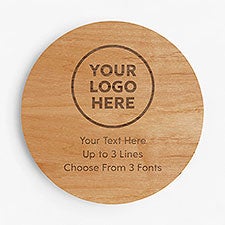 Personalized Logo Wood Coaster