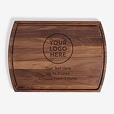Corporate Engraved 15x21 Walnut Cutting Board