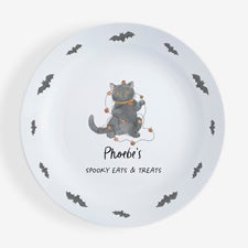 Halloween Paws Personalized 10quot; Polymer Plate    - 58734