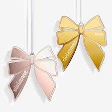 Personalized Acylic Bow Ornament by Jessie James Decker - 58737