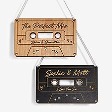 Cassette Tape Personalized Wood Ornament - 58784