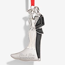 Our Forever Begins Personalized Wedding Couple Ornament - 58898