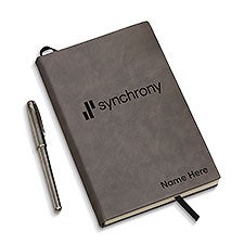 Synchrony Personalized Charcoal Writing Journal - 58907