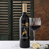 Personalized Anniversary Wine Bottles - 5890D