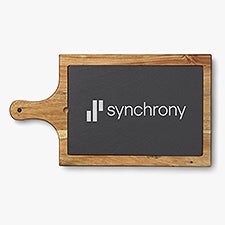 Synchrony Slate  Wood Paddle Cheese Board - 58910