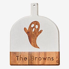 Ghostly Personalized White Acacia Board  - 59076D