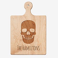 Personalized Skull Artisan Maple Paddle Board     - 59077D
