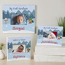 Babys First Christmas Personalized Picture Frame - 5911