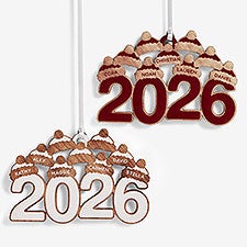 2026 Personalized Wood Ornament - 59194