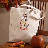 Cute Kitty Embroidered Jumbo Treat Bags