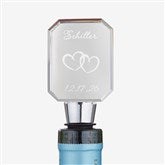 Custom Engraved Wine Bottle Stoppers for Weddings - A Toast to Love - 5957
