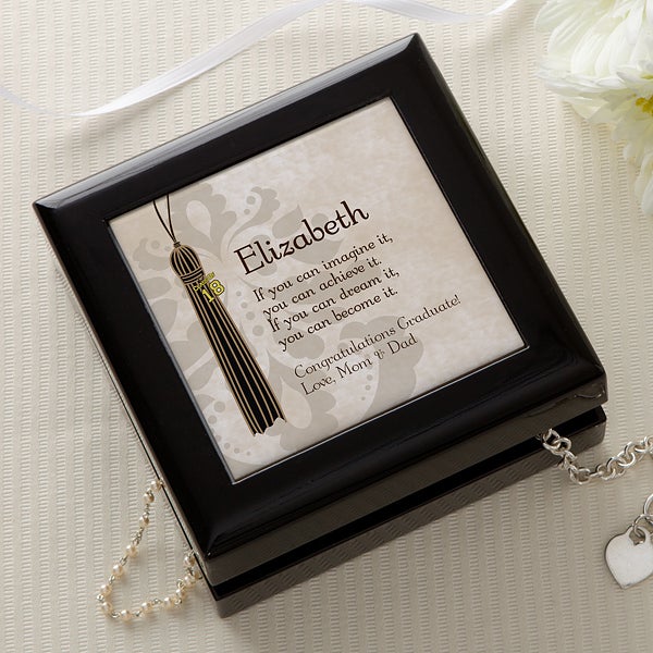 10101 - Graduation Memories Personalized Jewelry Box