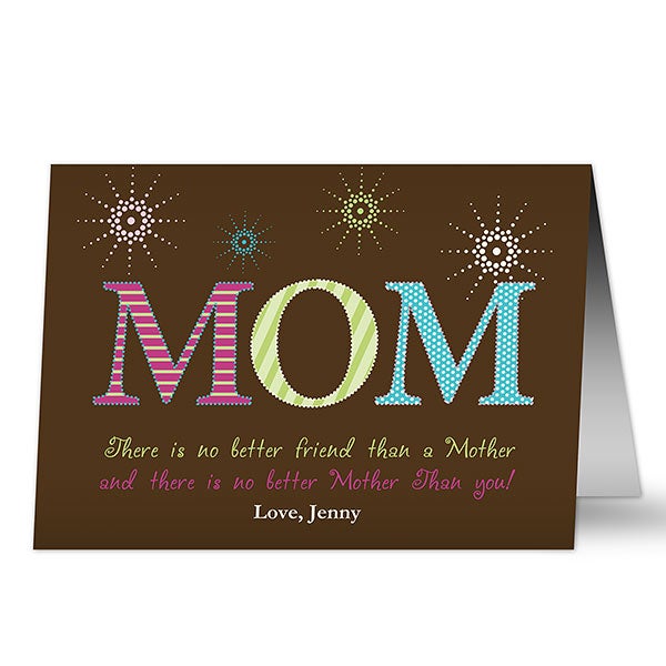 Personalized Mother S Day Cards For Mom Personalized Mother S Day Cards For Mom 10156